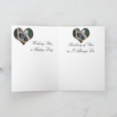 Het Afrikaanse Grijze Wenskaart van de Papegaai Kaart (Binnen)