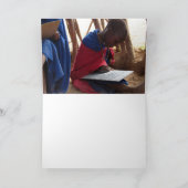 Het Afrikaanse Wenskaart van de Leraar van de Kaart (Binnen)