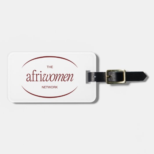 Het AfriWomen Bagagelabel (Voorkant horizontaal)