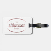 Het AfriWomen Bagagelabel (Achterkant horizontaal)