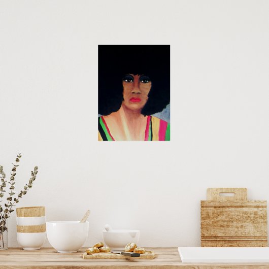 HET AFRO-poster Poster (Keuken)