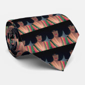 HET AFRO-stropdas "70" Stropdas (Opgerold)