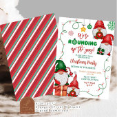 Het afronden van de Gang Gnome kerstfeest Kaart