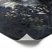 Het afronden van een bocht op de Mississippi-boot Poster (Hoek)