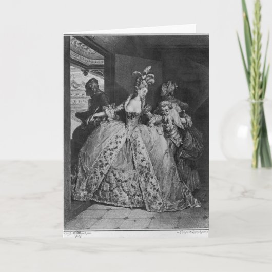 Het afscheid kaart (Voorkant)