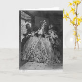 Het afscheid kaart (Gele Bloem)