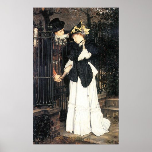 Het afscheid van James Tissot Poster (Voorkant)
