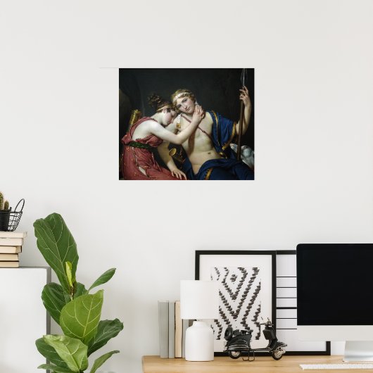 Het afscheid van telemachus en eucharis poster (Thuiskantoor)