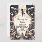 Het afscheidsfeest voor de reis kaart (Voorkant)