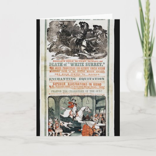 Het afscheidsVoordeel van M. William Cooke Kaart (Voorkant)