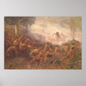 Het afschieten van General Braddock Poster (Voorkant)