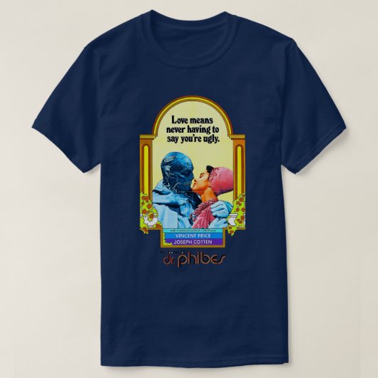 Het afschuwelijke Dr. Phibes Poster T-shirt (Design voorkant)