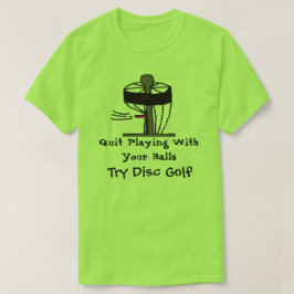 Het afspelen met ballen probeert een golft-shirt t t-shirt