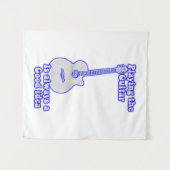 Het afspelen van gitaar is altijd een goed idee. B Wandkleed (Voorkant (horizontaal))
