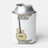 Het afspelen van gitaar is altijd een goed idee. blikjeskoeler (Blikje Voorkant)