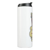 Het afspelen van gitaar is altijd een goed idee. thermosbeker (Gedraaid links)