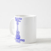 Het afspelen van gitaar omdat overlijden moeilijk  koffiemok (Voorkant links)