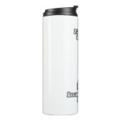 Het afspelen van gitaar omdat overlijden moeilijk  thermosbeker (Gedraaid links)