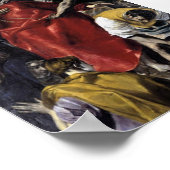 Het afstoten van Christus  Kunstdrukken Poster (Hoek)