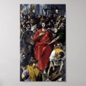 Het afstoten van Christus  Kunstdrukken Poster (Voorkant)