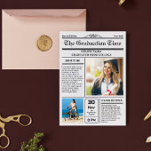 Het Afstudeer Nieuws! Printbare Krant Aandenken Kaart