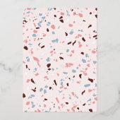 Het Afstudeerder dan en nu 2 Foto Afstuderen Terra Folie Uitnodiging (Achterkant)