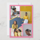 Het Afstudeerder Fun Trendy Afstuderen het Hoesje Aankondiging (Achterkant)