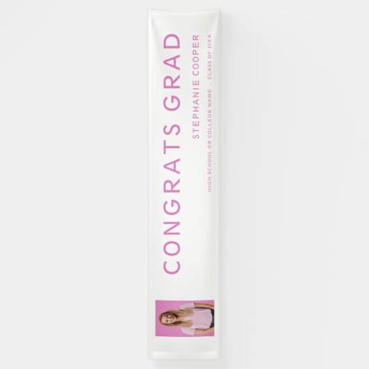 Het Afstudeerder van de Banner van het Afstuderen  (Verticaal)