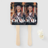 Het Afstudeerder van de Moderne Eenvoudige Foto va Handwaaier (Voorkant en achterkant)