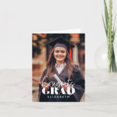 Het Afstudeerder van de Moderne Eenvoudige Foto va Kaart (Voorkant)