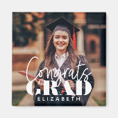 Het Afstudeerder van de Moderne Eenvoudige Foto va Magneet (Voorkant)