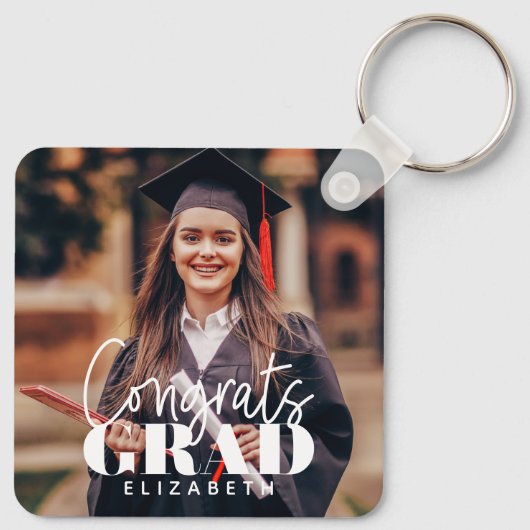 Het Afstudeerder van de Moderne Eenvoudige Foto va Sleutelhanger (Achterkant)