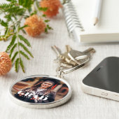 Het Afstudeerder van de Moderne Eenvoudige Foto va Sleutelhanger (Zijkant)