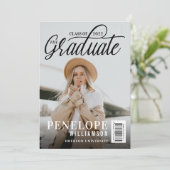 Het Afstuderen Afstuderen van het Tijdschrift van  Kaart (Staand voorkant)