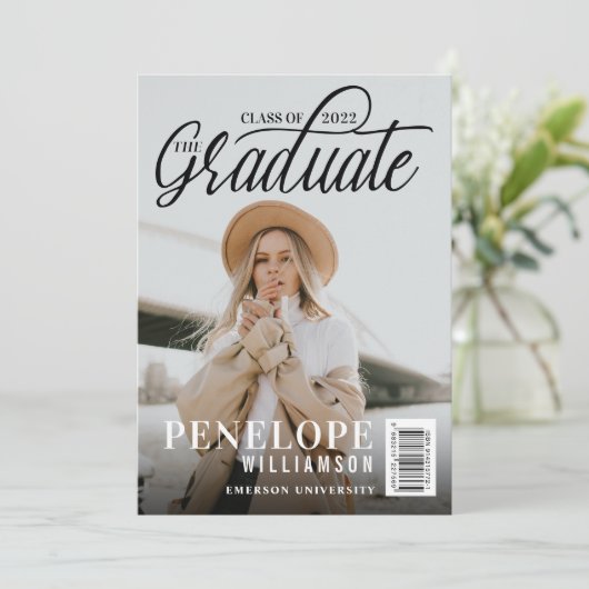 Het Afstuderen Afstuderen van het Tijdschrift van Kaart (Staand voorkant)