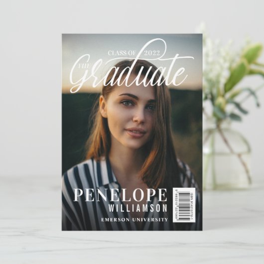 Het Afstuderen Afstuderen van het Tijdschrift van  Kaart (Staand voorkant)