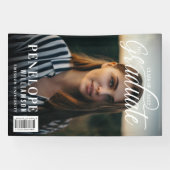 Het Afstuderen Afstuderen van het Tijdschrift van  Spandoek (Horizontaal)