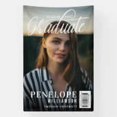 Het Afstuderen Afstuderen van het Tijdschrift van  Spandoek (Verticaal)