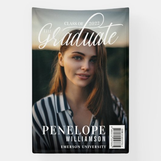 Het Afstuderen Afstuderen van het Tijdschrift van  Spandoek (Verticaal)