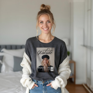 Het Afstuderen Afstuderen van het Tijdschrift van Tri-Blend Shirt
