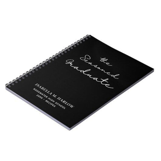 Het Afstuderen gepersonaliseerde recept Notitieboek (Linkerzijde)