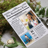 Het Afstuderen Nieuws! Afdrukbare krantenaandenken Kaart