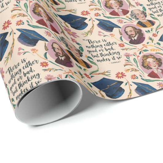 Het Afstuderen van de Bard - Shakespeare's Hamlet Cadeaupapier (Rol Hoek)