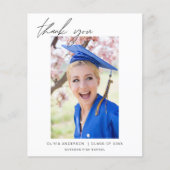 Het Afstuderen van de begroting Dank u Klasse van  Flyer (Voorkant)