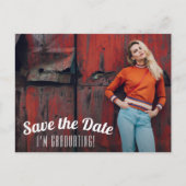 Het Afstuderen van de foto sparen de Datum Briefkaart (Voorkant)