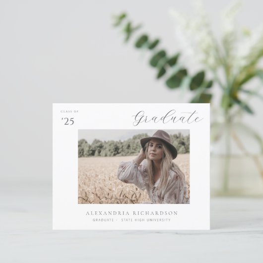 Het Afstuderen van de Foto van de Naam van de Manu (Staand voorkant)