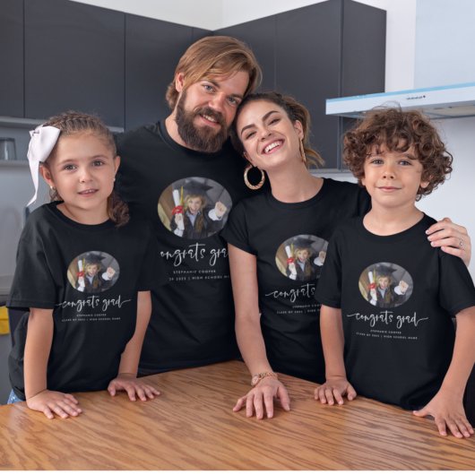 Het Afstuderen van de Foto van het Afstudeerder he T-shirt