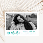 Het Afstuderen van de Foto van het Manuscript van  Aankondiging