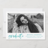 Het Afstuderen van de Foto van het Manuscript van  Aankondiging (Voorkant)