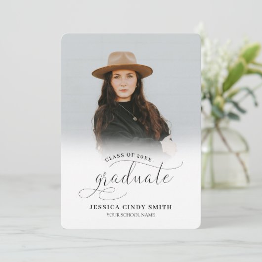 Het Afstuderen van de Foto van het Manuscript van  Kaart (Staand voorkant)